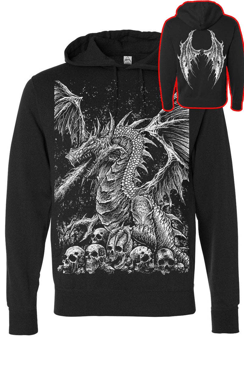 vampirefreaks L Dragon's Lair Pullover Hoodie (Copy)