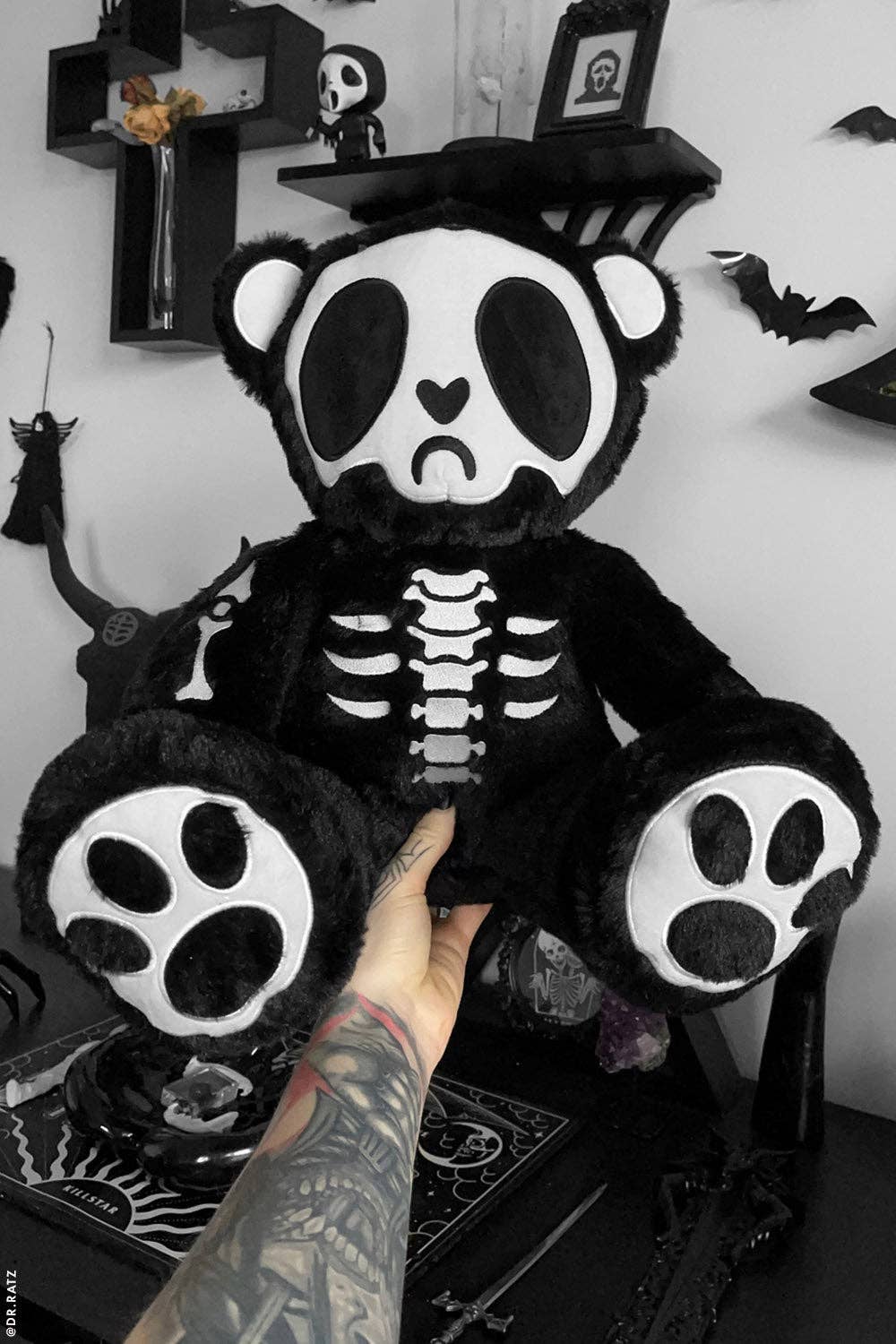 Toys - Plush vampirefreaks Grumpy Bones Bear Plush Toy