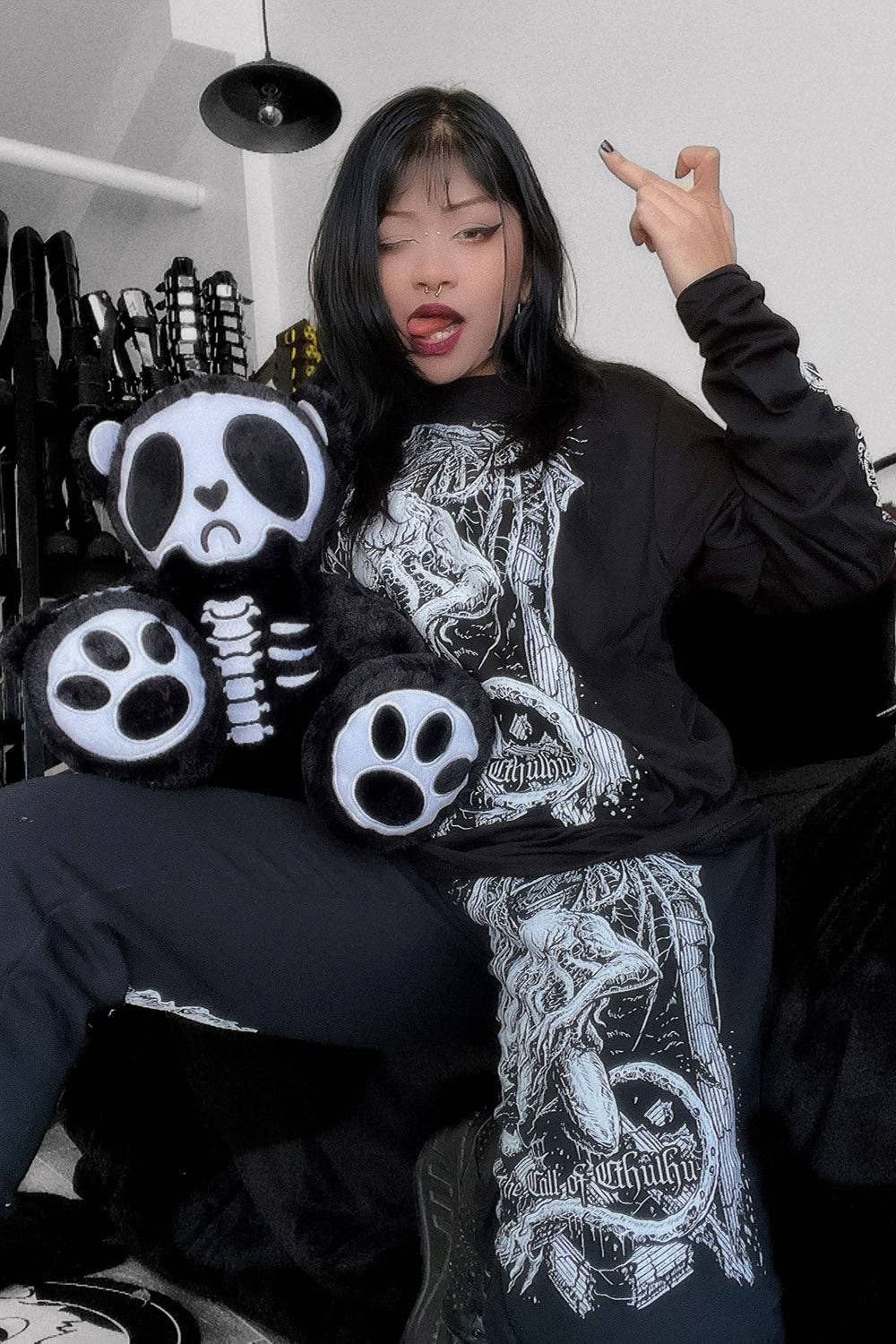 Toys - Plush vampirefreaks Grumpy Bones Bear Plush Toy