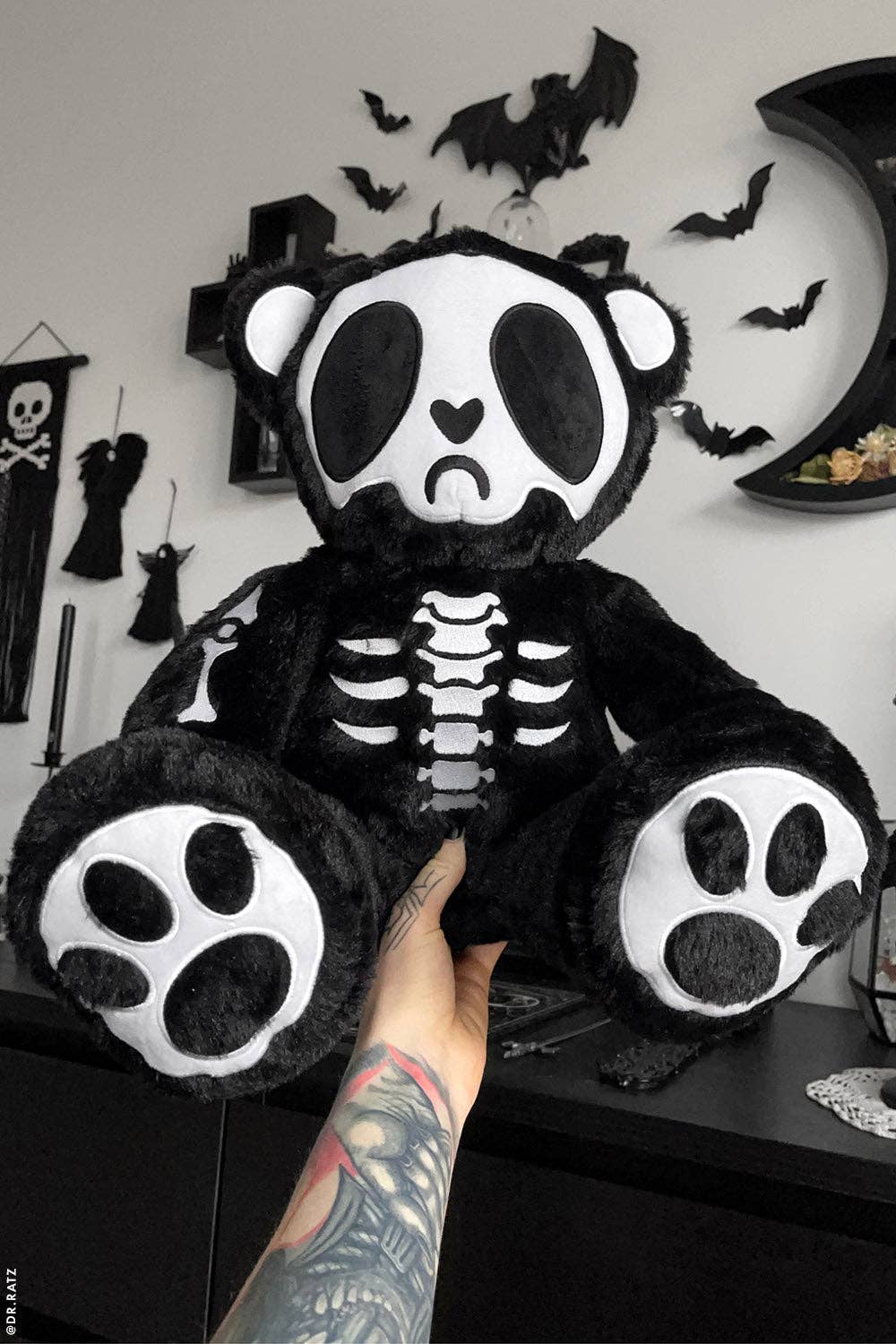 Toys - Plush vampirefreaks Grumpy Bones Bear Plush Toy