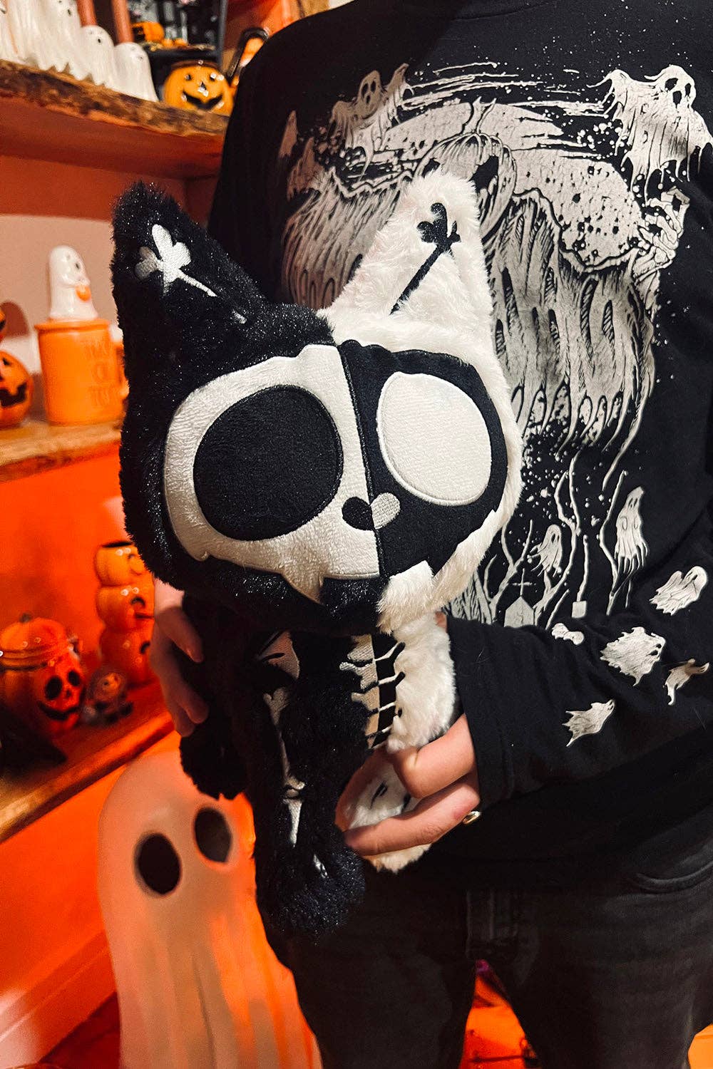Toys - Plush vampirefreaks Splitzokitty Plush Toy [BLACK/WHITE]