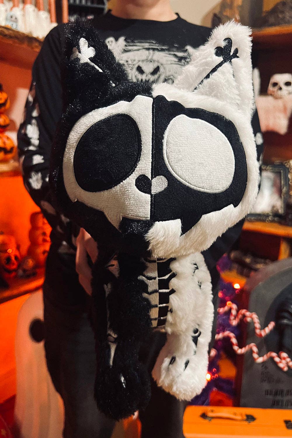 Toys - Plush vampirefreaks Splitzokitty Plush Toy [BLACK/WHITE]