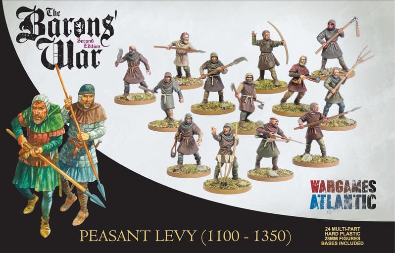 Wargames Atlantic - Peasant Levy (1100-1350) - Saltire Games
