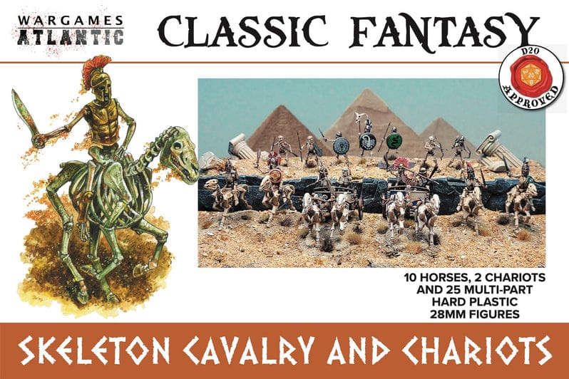 Wargames Atlantic - Skeleton Cavalry and Chariots - Saltire Games