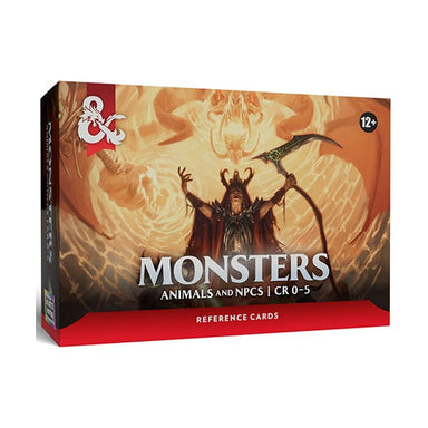 D&D, 5e: Reference Cards- Trove Monsters- Animals and NPCs - Saltire Games