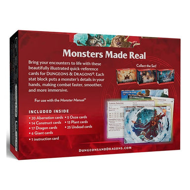 D&D, 5e: Reference Cards- Trove Monsters- Fearsome And Ferocious - Saltire Games