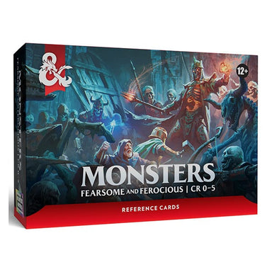 D&D, 5e: Reference Cards- Trove Monsters- Fearsome And Ferocious - Saltire Games
