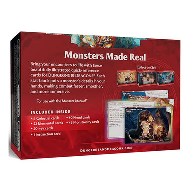 D&D, 5e: Reference Cards- Trove Monsters- Mystical And Menacing - Saltire Games