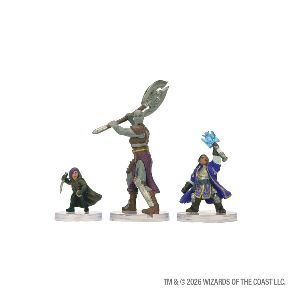 Miniatures WizKids Miniatures D&D Icons of the Realms: Player's Handbook - Spells & Steel Starter Set