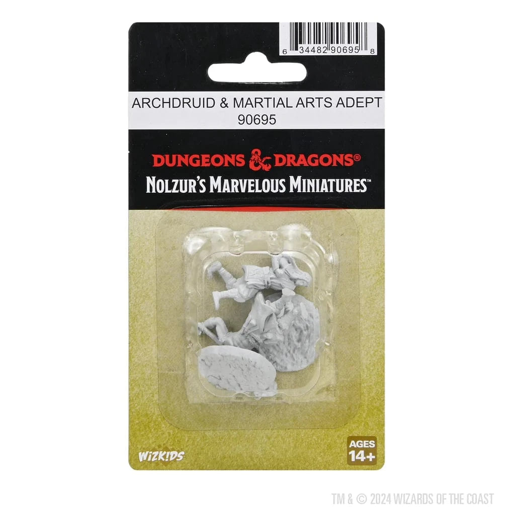 D&D Nolzur's Marvelous Miniatures: Archdruid & Martial Arts Adept - Saltire Games