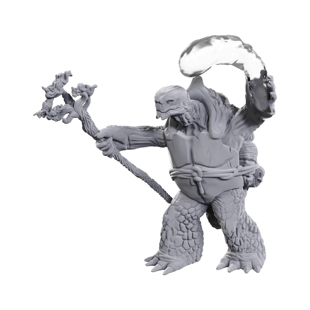 D&D Nolzur's Marvelous Miniatures: Tortle Druid & Wild Shape Giant Lizard - Saltire Games
