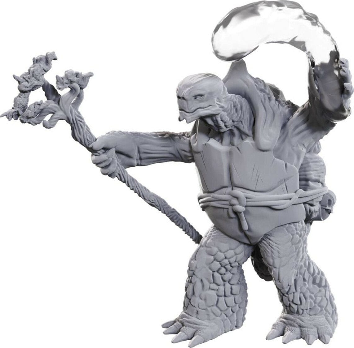 D&D Nolzur's Marvelous Miniatures: Tortle Druid & Wild Shape Giant Lizard - Saltire Games