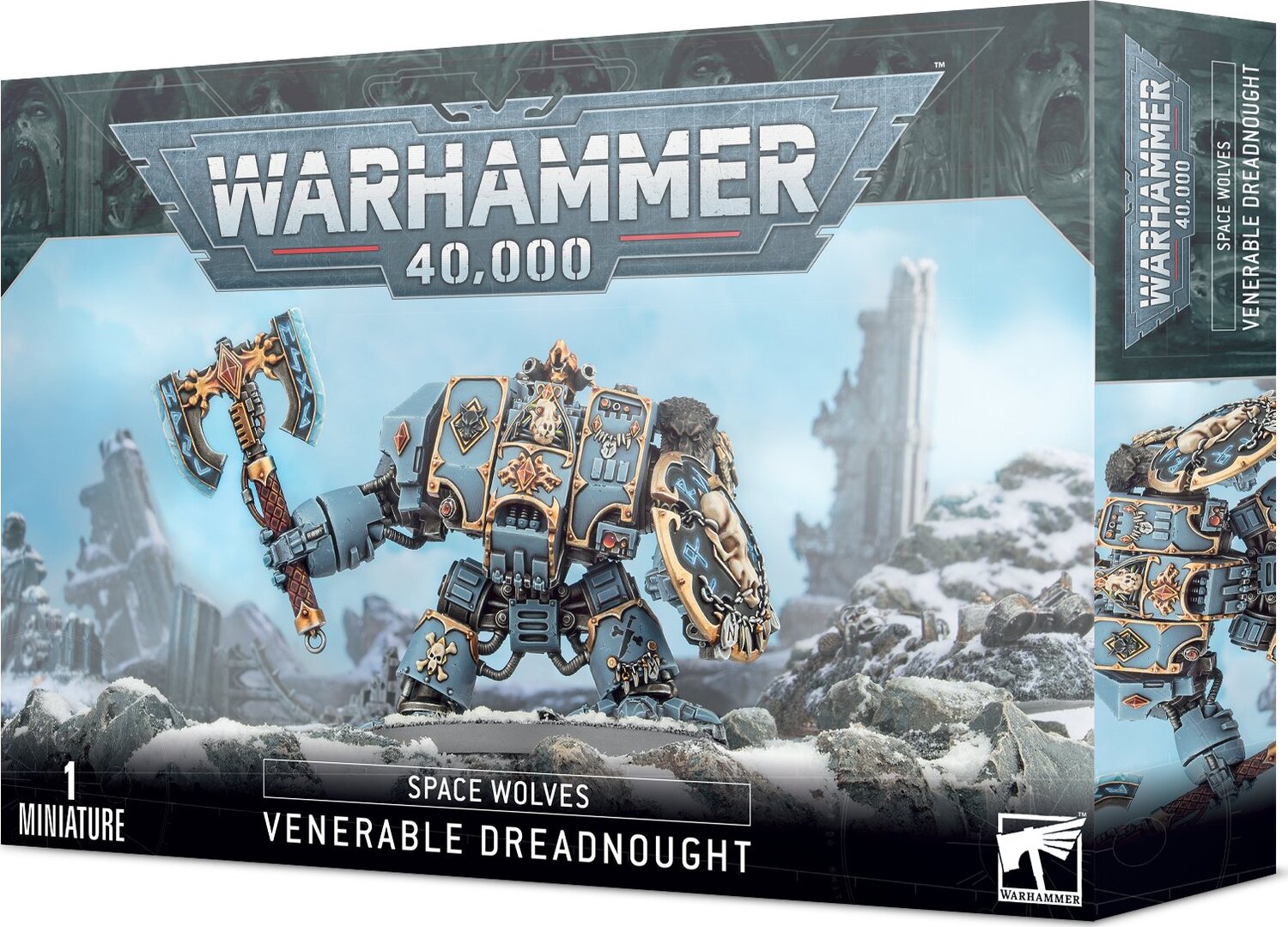 Space Wolves: Venerable Dreadnought - Saltire Games