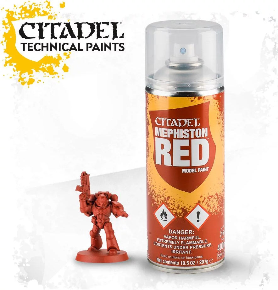 Mephiston Red Spray Paint - Saltire Games