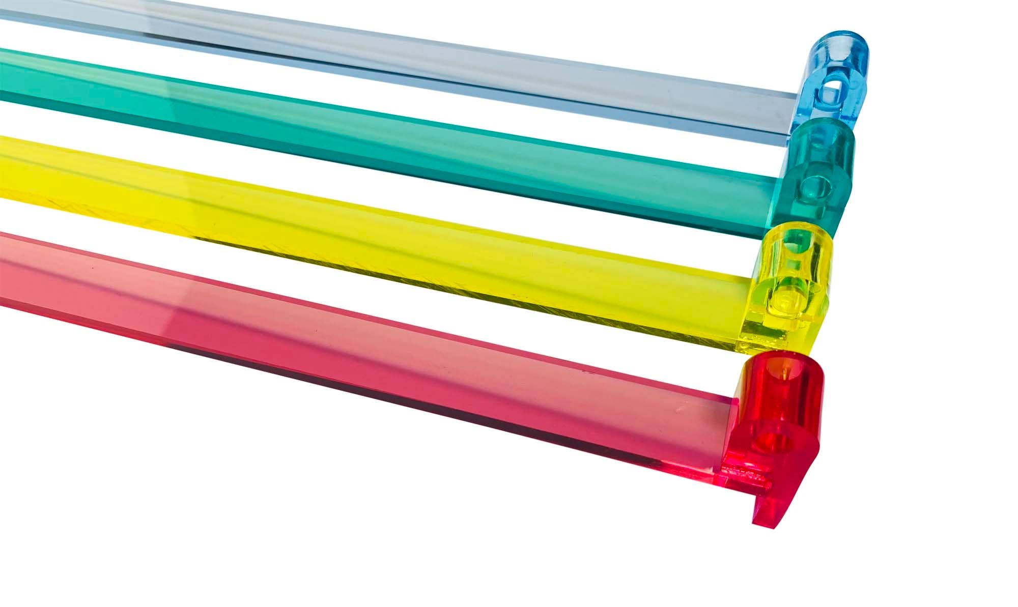 Board Games - Accessories Wood Expressions 4 Plastic Mahjong Pusher/Arms - Includes Blue, Green, Pink & Yellow