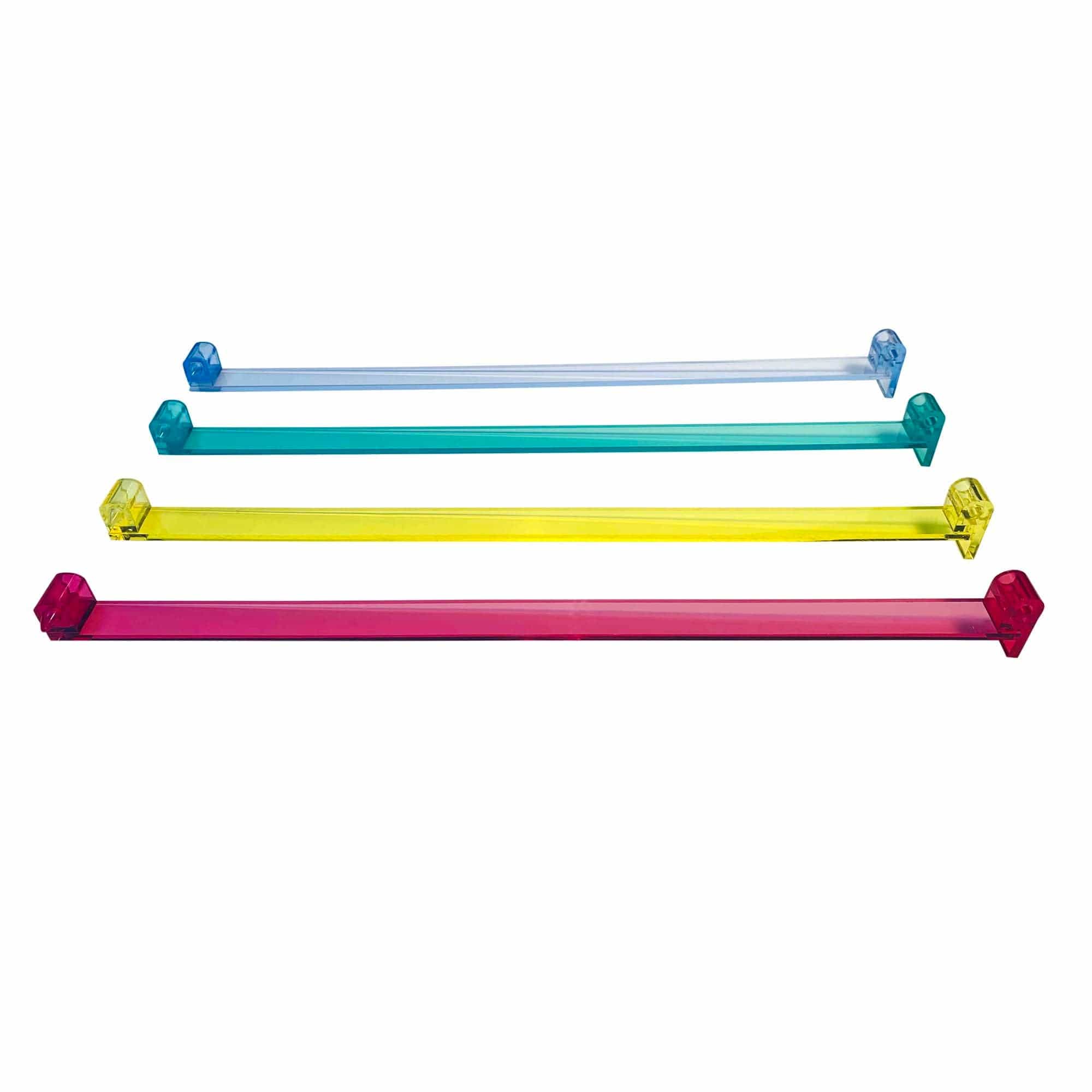Board Games - Accessories Wood Expressions 4 Plastic Mahjong Pusher/Arms - Includes Blue, Green, Pink & Yellow