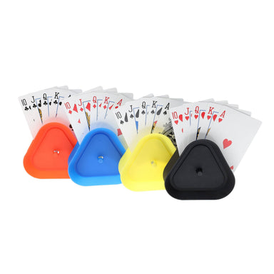 Board Games - Accessories Wood Expressions Plastic Assorted Colored Card Holders - 4 pack