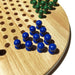 Board Games Wood Expressions Wood Chinese Checkers with Wooden Pegs - 11.5 inch Diameter