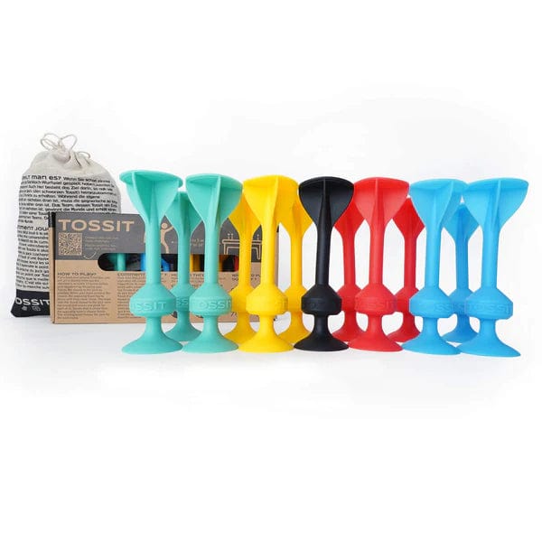 TOSSIT Game Family Pack(US) - Cyan, Yellow, Blue, Red - Saltire Games