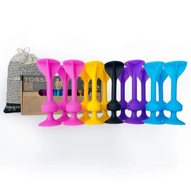 TOSSIT Game Family Pack(US) - Pink, Purple, Blue, Yellow - Saltire Games