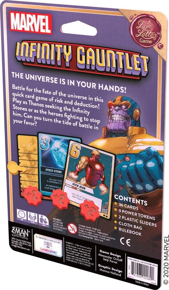 Infinity Gauntlet: A Love Letter Game - Saltire Games
