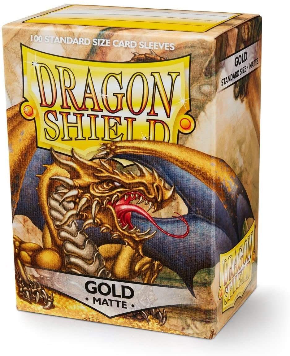 Dragon Shield Matte - Gold - Saltire Games