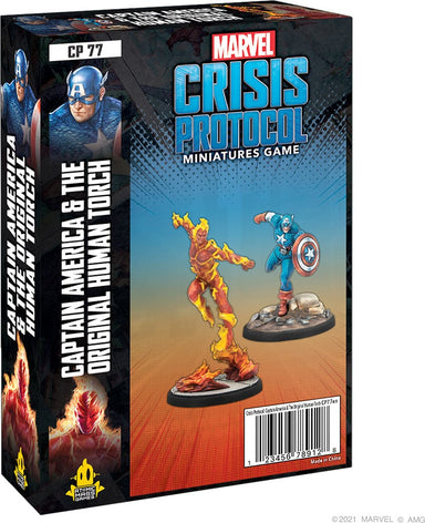 Marvel: Crisis Protocol - Captain America & The Original Human Torch - Saltire Games