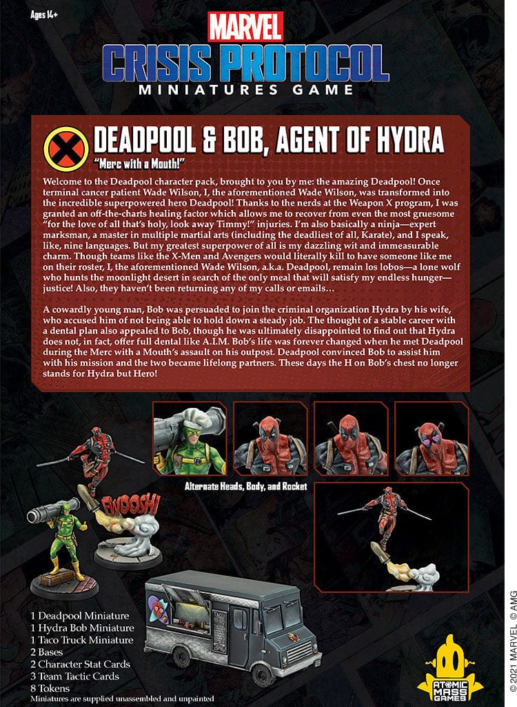 Marvel Crisis Protocol: Deadpool & Bob, Agent of Hydra - Saltire Games