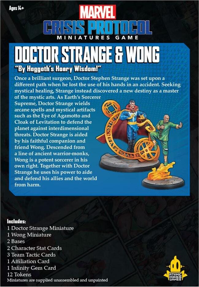 Marvel Crisis Protocol: Doctor Strange and Wong - Saltire Games