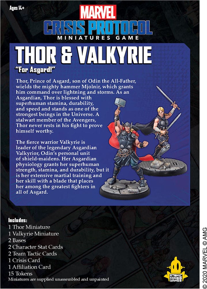 Marvel Crisis Protocol: Thor and Valkyrie - Saltire Games