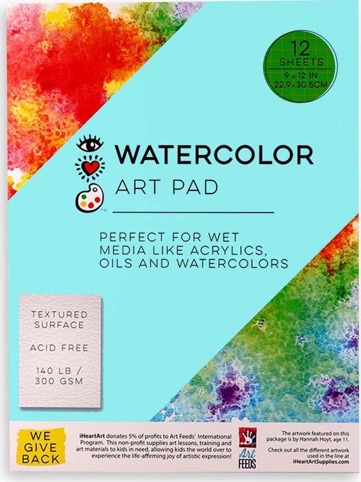Iheartart Watercolor Art Pad-9 X 12 - Saltire Games