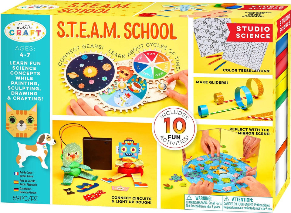 Let's Craft Steam School Deluxe Stuido Science - Saltire Games