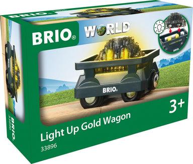 BRIO Light Up Gold Wagon - Saltire Games
