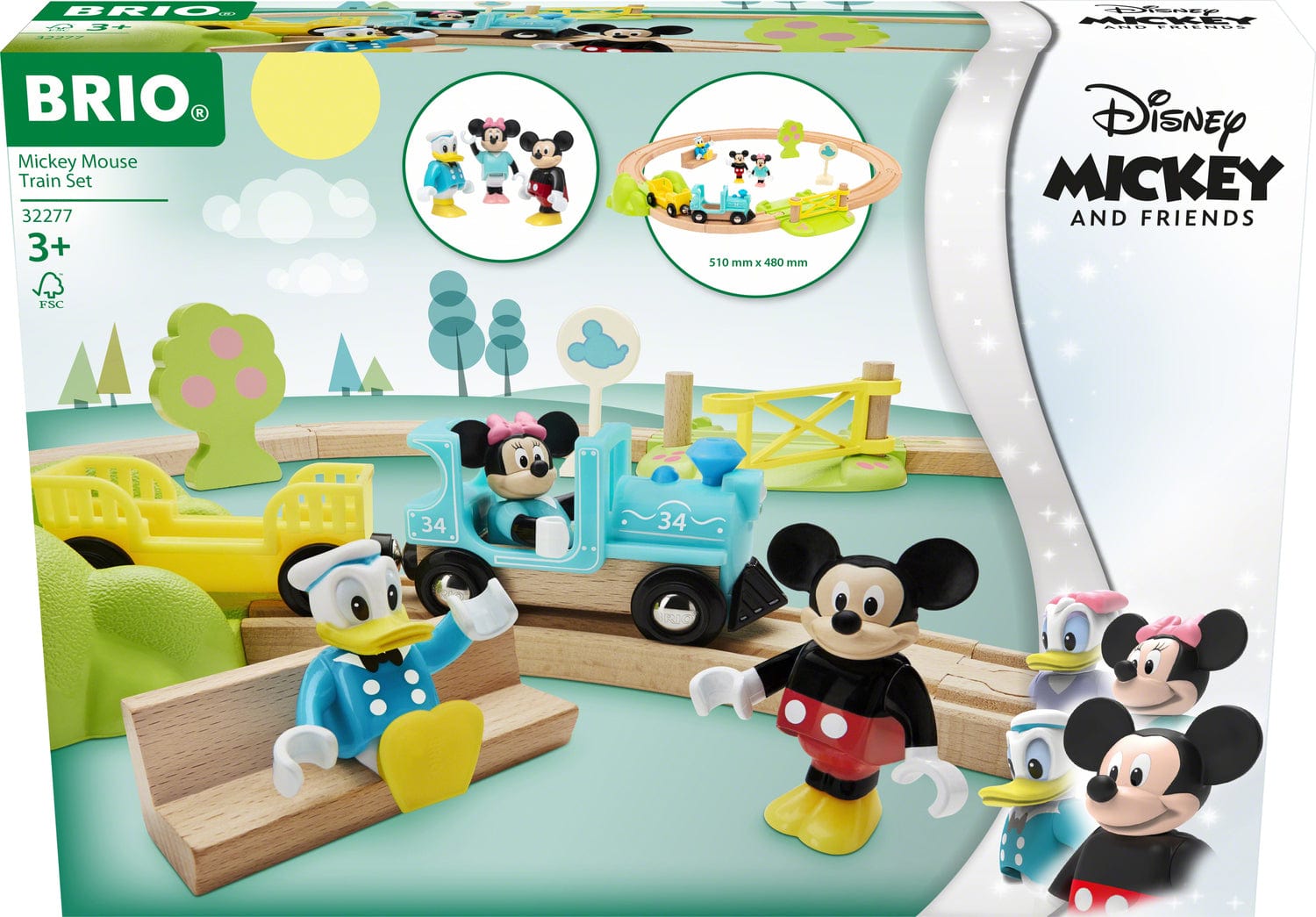 BRIO Mickey Mouse Train Set - Saltire Games