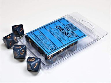 Opaque: Dusty Blue/Copper 10d10 Set - Saltire Games