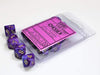 Lustrous Purple Gold d10 set - Saltire Games