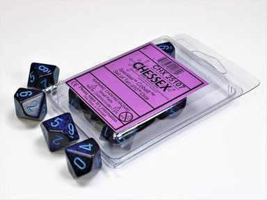 Speckled Cobalt d10 Set - Saltire Games