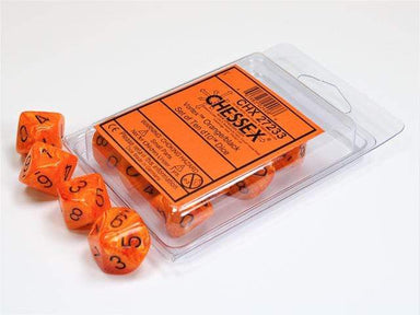 Vortex Orange d10 Set - Saltire Games