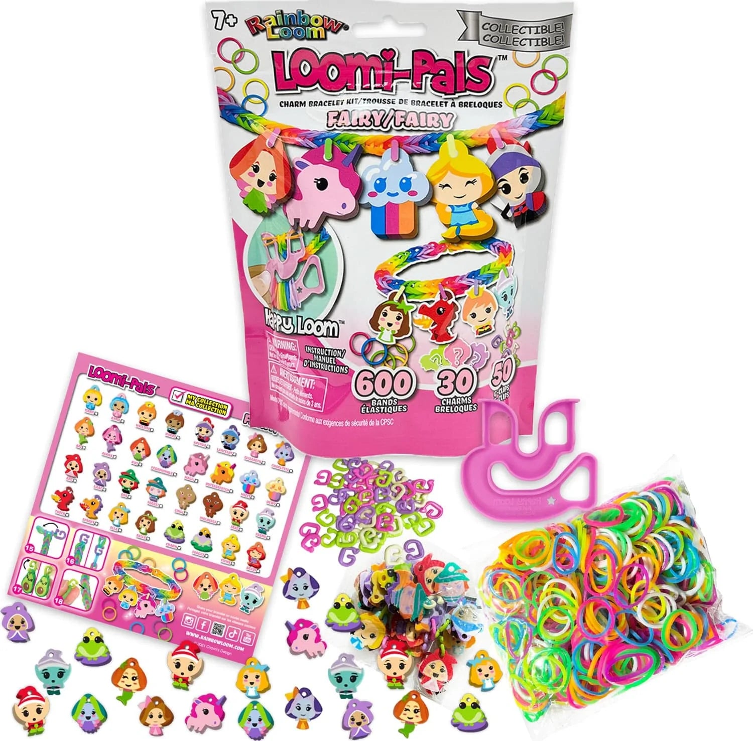 Loomi-Pals Collectible Charm Bracelet Kit - Fairy - Saltire Games