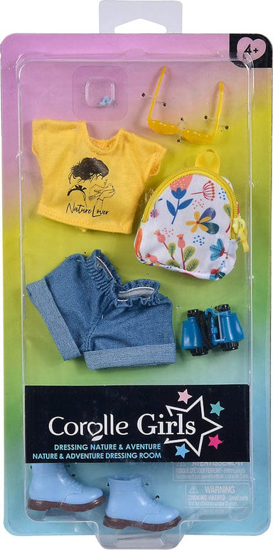 Corolle Girls Nature & Adventure Dressing Room Doll Clothes Set - Saltire Games