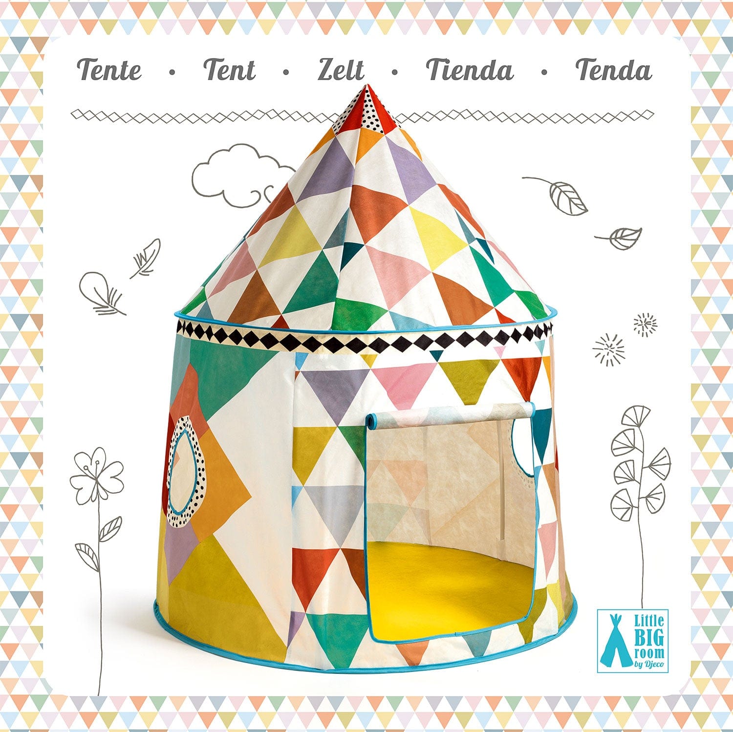 djeco tent Rocket Play Tent — Saltire Toys & Games