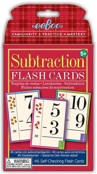 Subtraction Flash Cards - Saltire Games