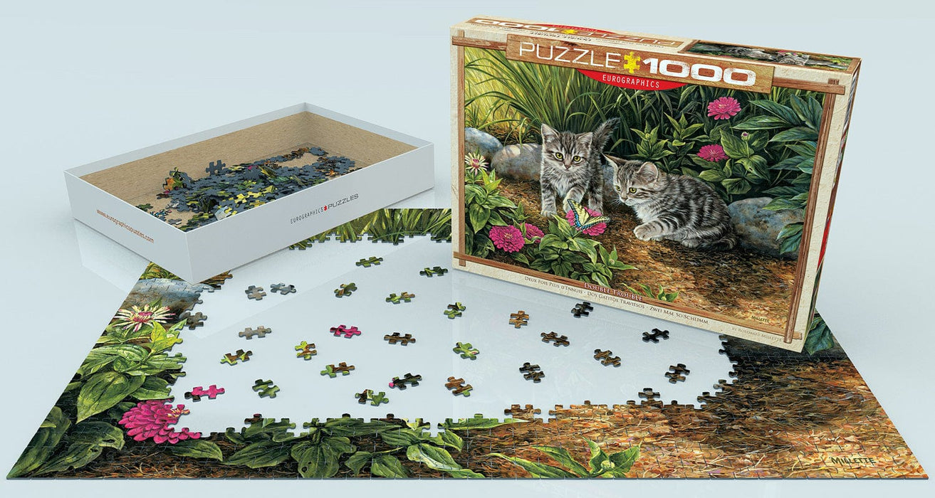 Double Trouble Kittens By Rosemary Millette 1000-piece Puzzle - Saltire Games