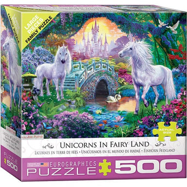 Unicorns In Fairy Land By Jan Patrik 500-piece Puzzle - Saltire Games