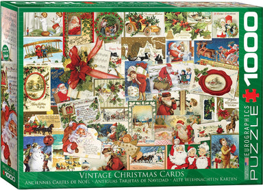 Vintage Christmas Cards 1000-piece Puzzle - Saltire Games