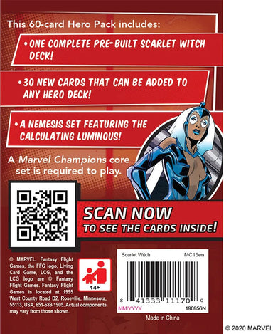 Marvel Champions: LCG - Scarlet Witch Game Mat – Boarding School Games