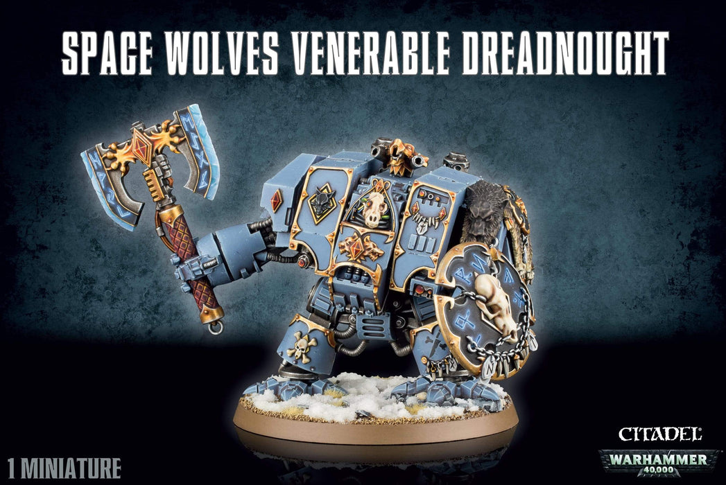 Space Wolves Venerable Dreadnought - Saltire Games