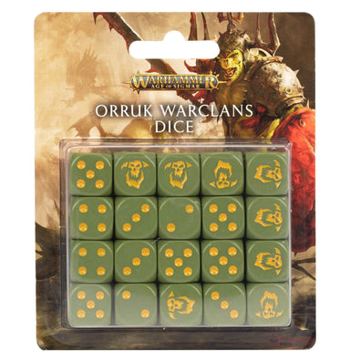 Orruk Warclans Dice - Saltire Games