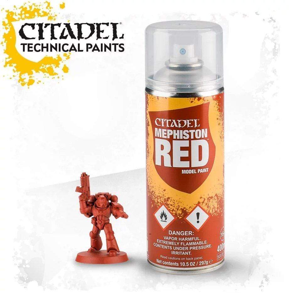 Mephiston Red Spray Paint - Saltire Games