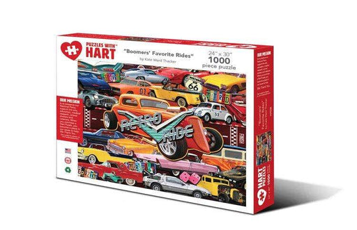 Boomers' Favorite Rides 1000 Piece Hart Puzzle - Saltire Games